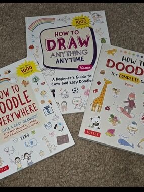 BRAND NEW Kids Drawing Book Set - How to Draw & Doodle
